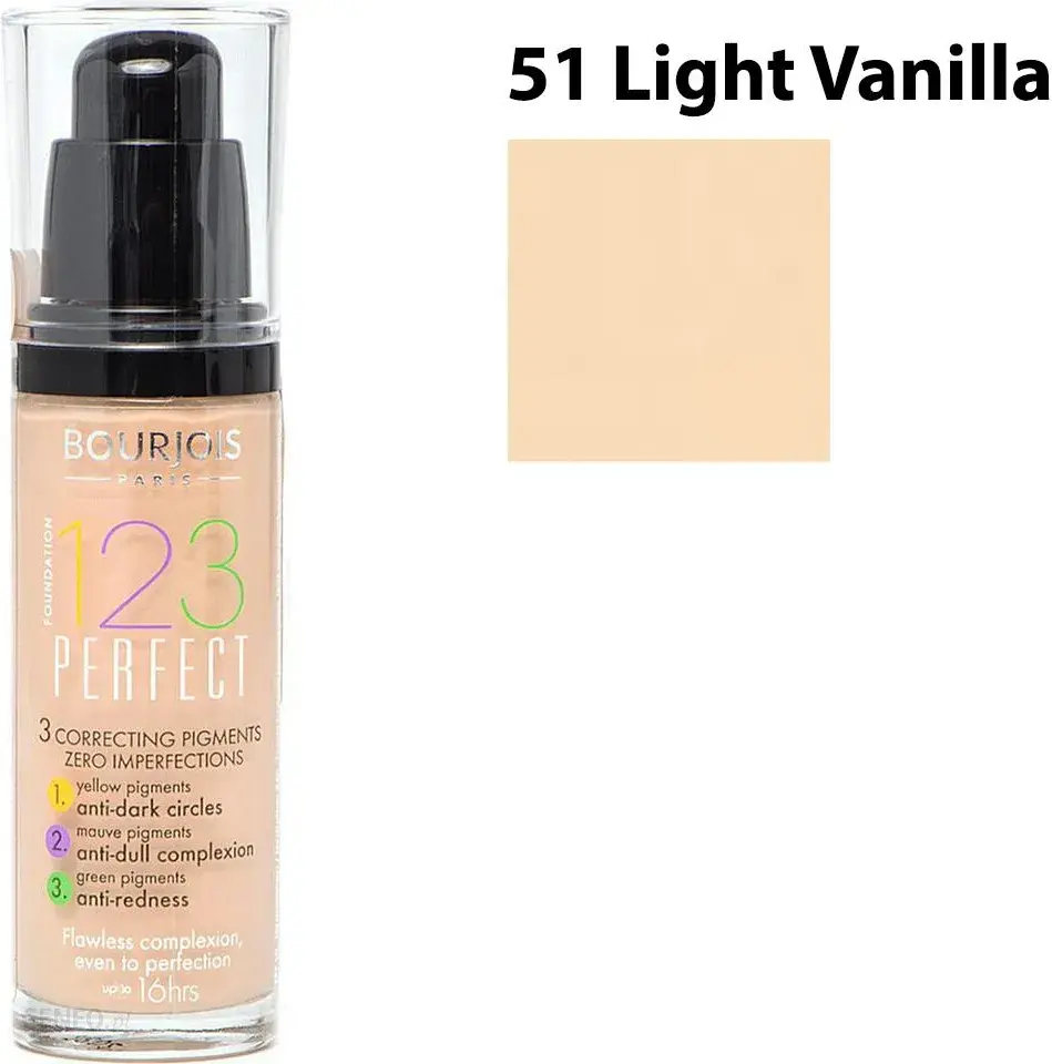 Bourjois 123 Perfect Foundation - 51 LIGHT VANILLA