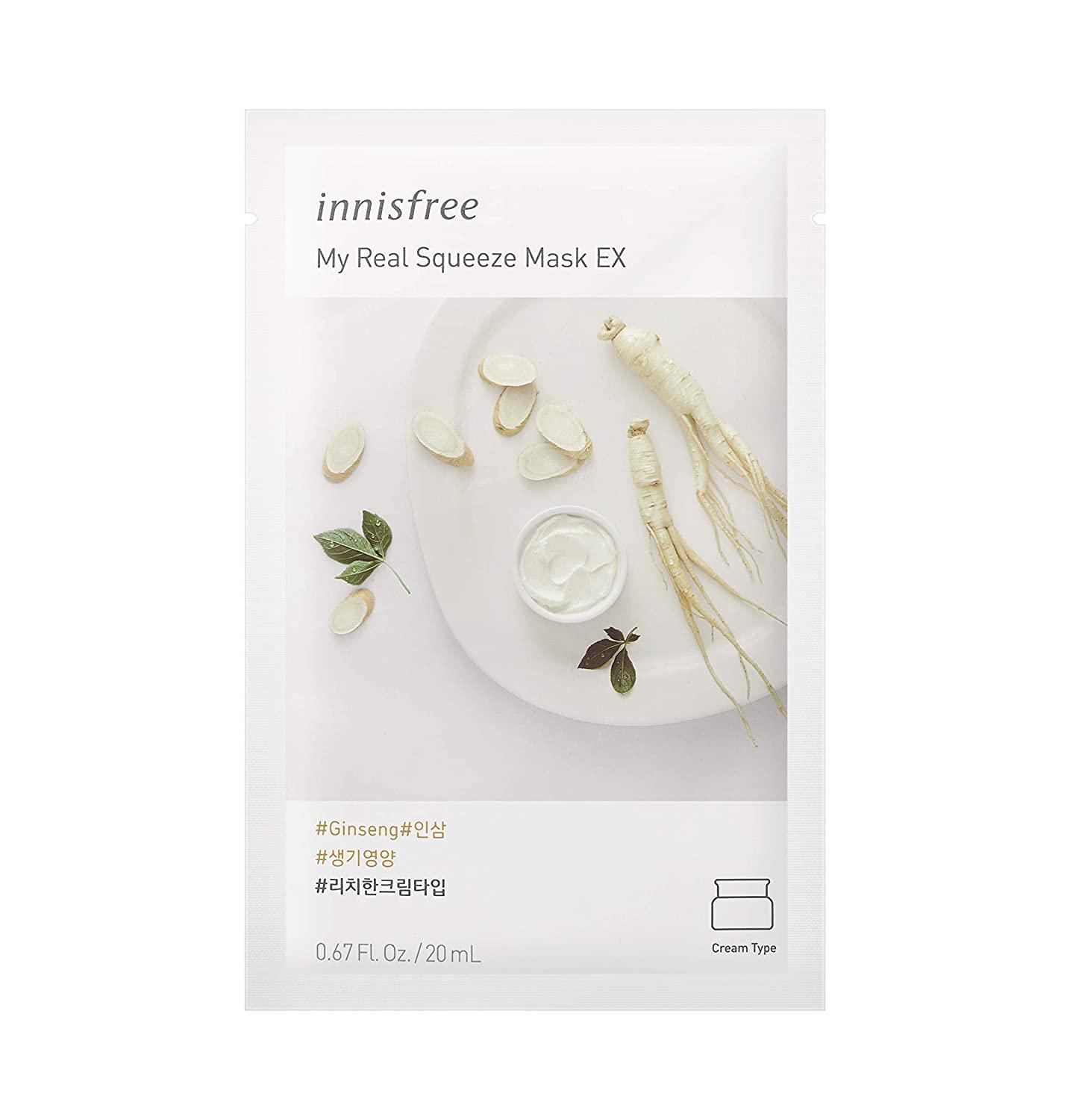 Innisfree My Real Squeeze Mask - GINSENG