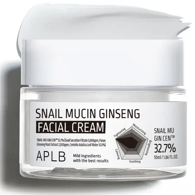 Aplb Snail Mucin Ginseng Facial Cream