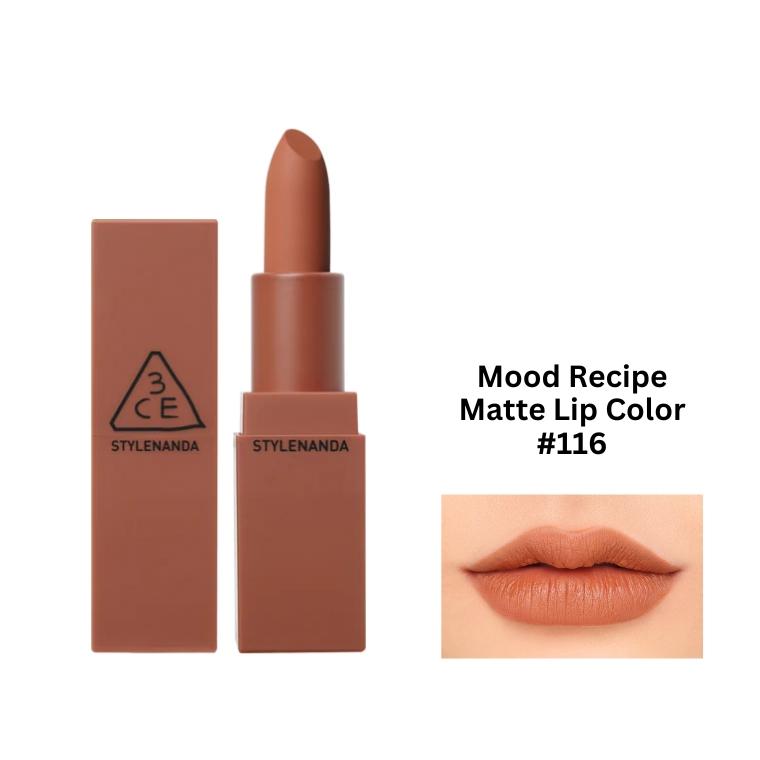 3CE Mood Recipe Matte Lip Color #116