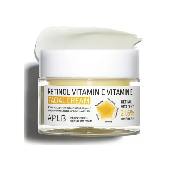 Aplb Retinol Vitamin C Vitamin E Facial Cream