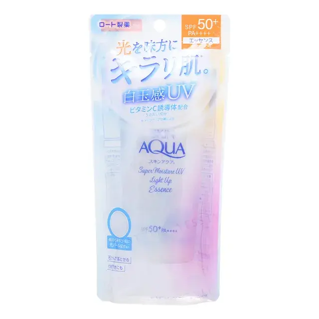 Rohto Skin Aqua Super Moisture UV Light Up Essence SPF 50 + PA ++++