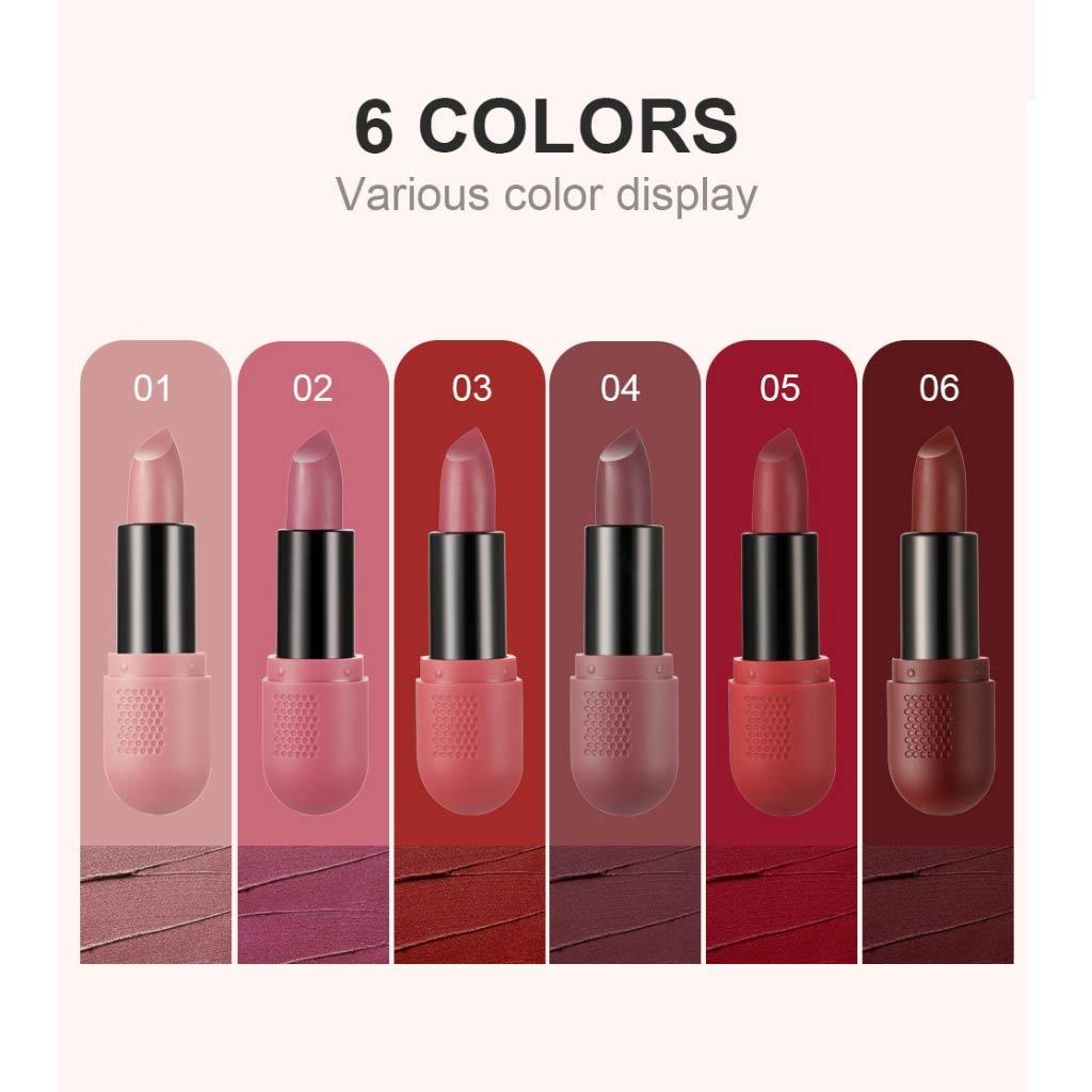 HANDAIYAN Mousse Matte Lipstick 6 Colors Set