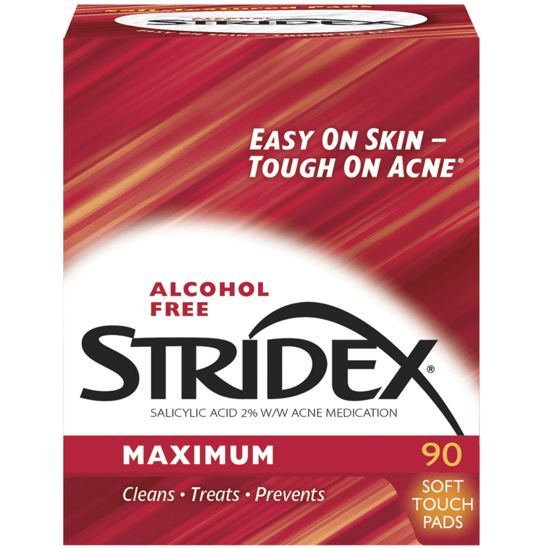 Stridex Maximum 2% Salicylic Acid 90 Soft Touch Pads