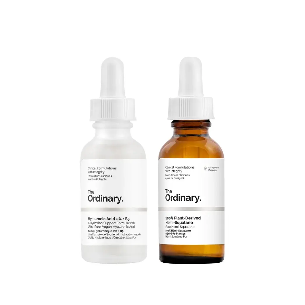 The Ordinary Hydrating Duo  (The Ordinary 100% Plant-Derived) + (The Ordinary Hyaluronic Acid 2% + B5)