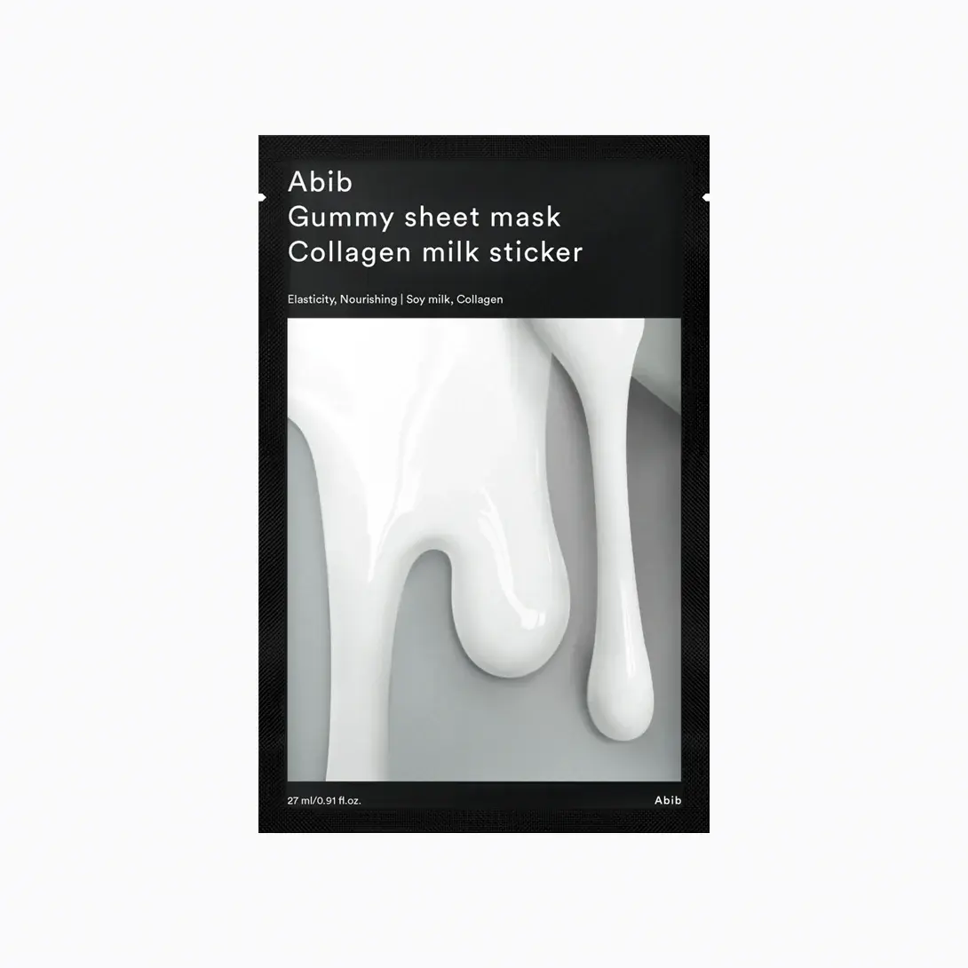 Abib Gummy collagen Sheet Mask Milk Sticker