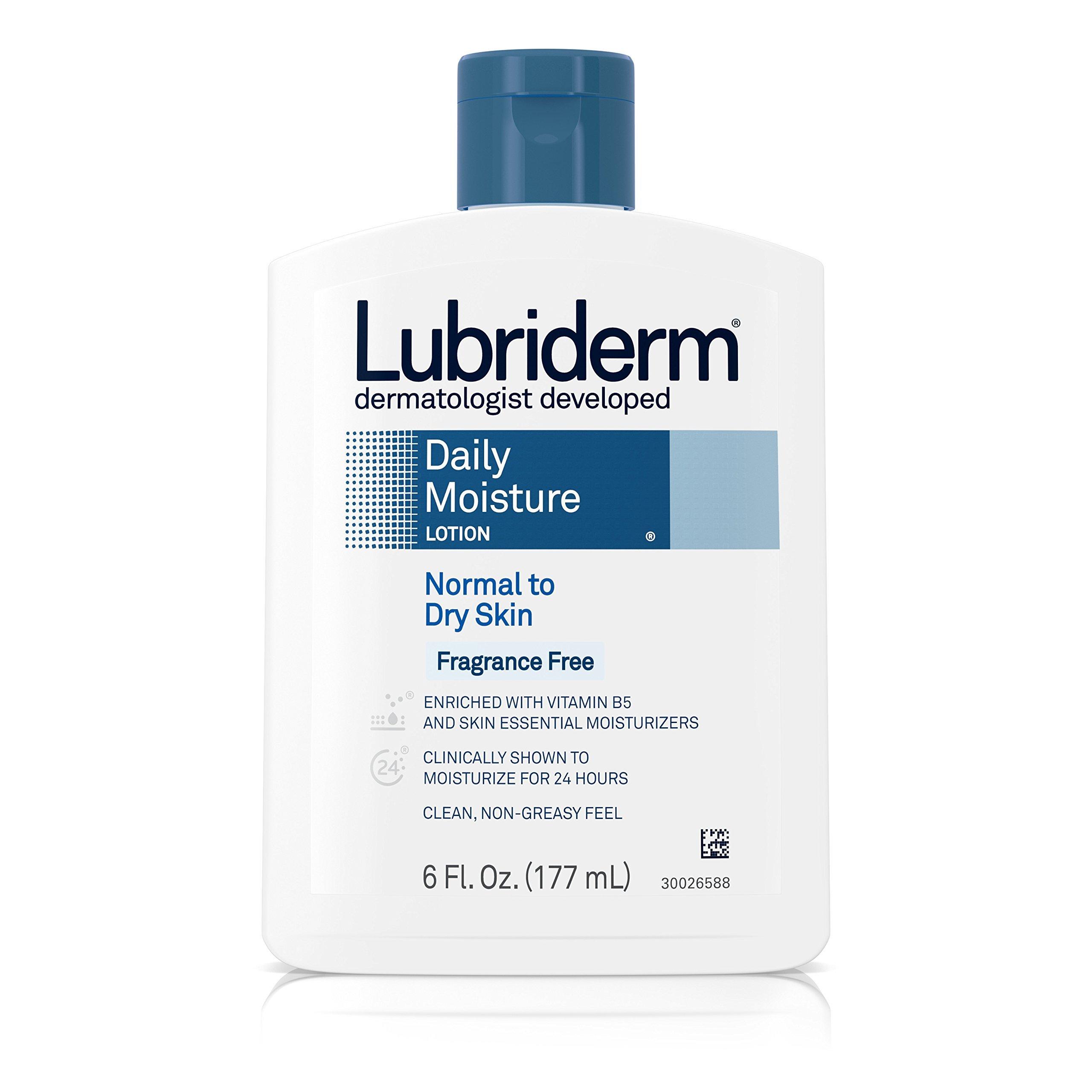 Lubriderm Unscented Daily Moisture Lotion 177ml