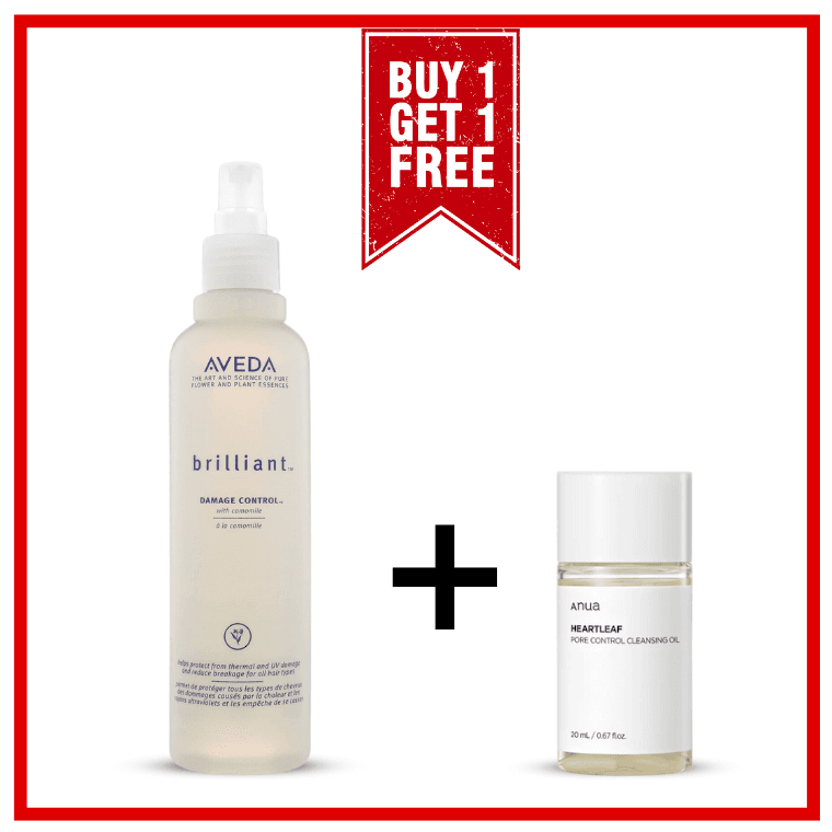 BOGO Aveda Brilliant Damage Control + Anua Heartleaf Pore Control Cleansing Oil 20ml