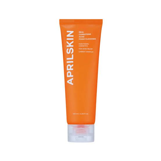 April Skin Real Carrotene Acne Foam Cleanser 120ML