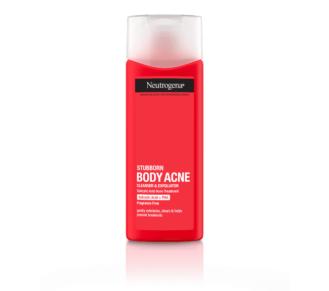 Neutrogena Stubborn Body Acne Cleanser & Exfoliat Salicylic Acid Acne Treatment