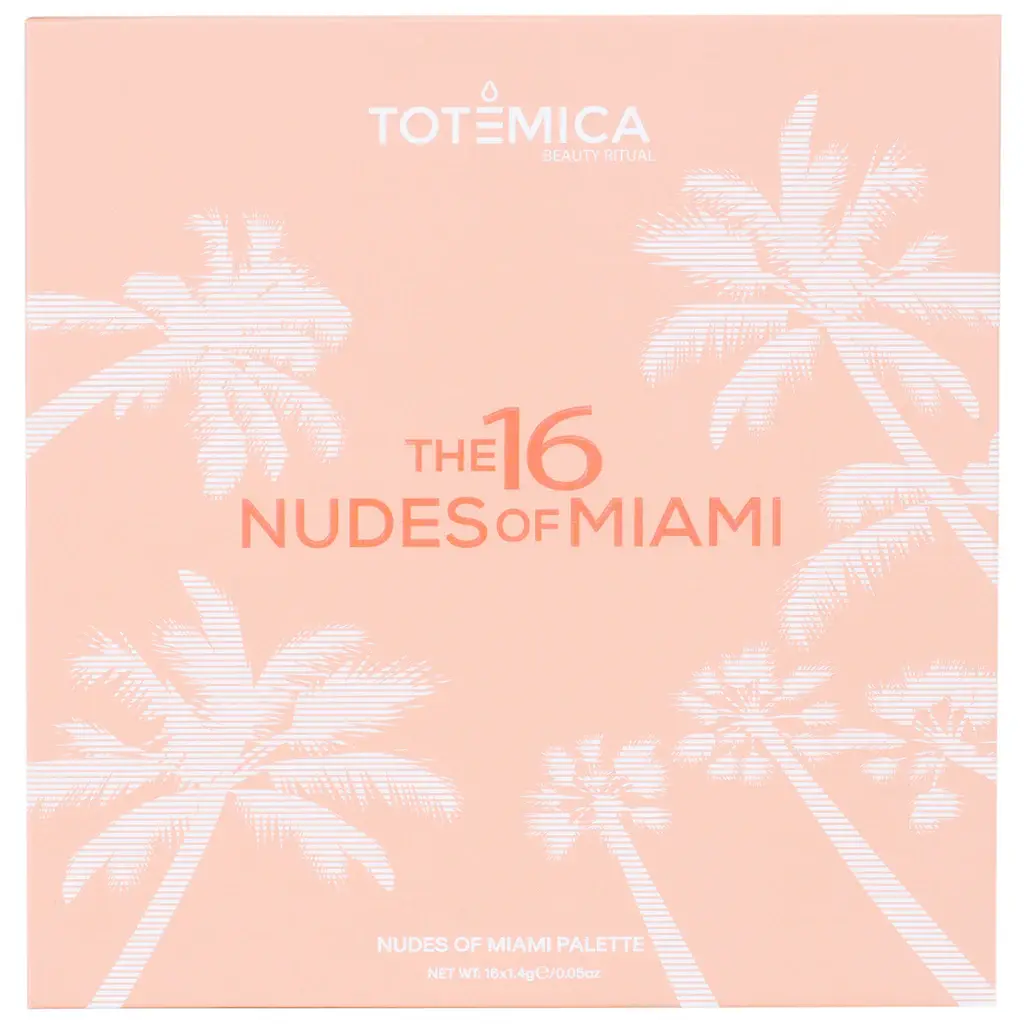 Totémica The 16 Nudes Of Miami Eyeshadow Palette