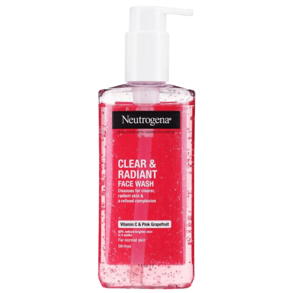 Neutrogena Clear & Radiant Face Wash with Vitamin C