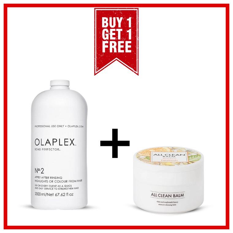 BOGO Olaplex No.2 Bond Perfector 2000ml + Heimish All Clean Balm Mandarin 50ml