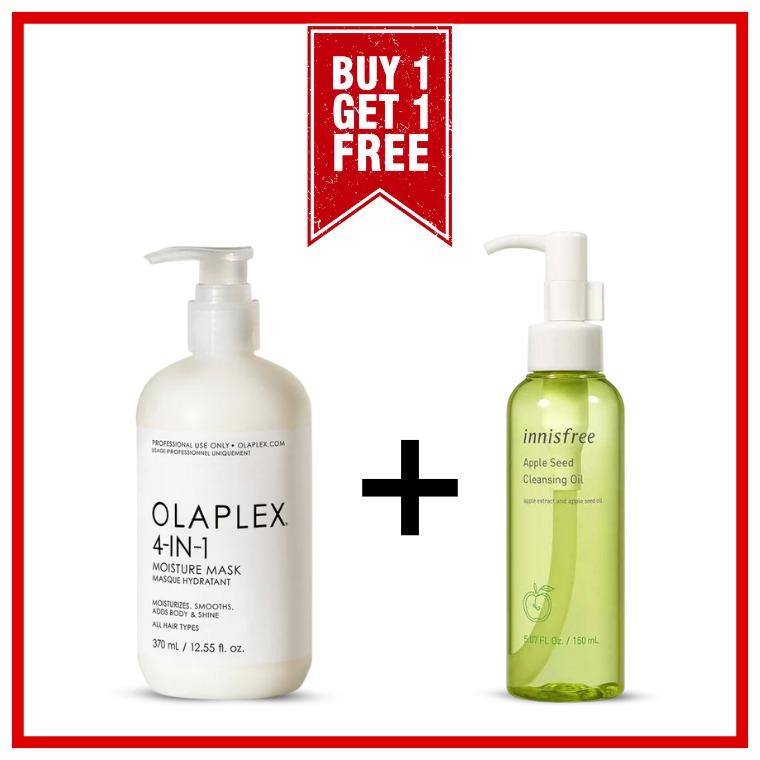 BOGO Olaplex 4-IN-1 Moisture Mask + Innisfree Apple Seed Cleansing Oil