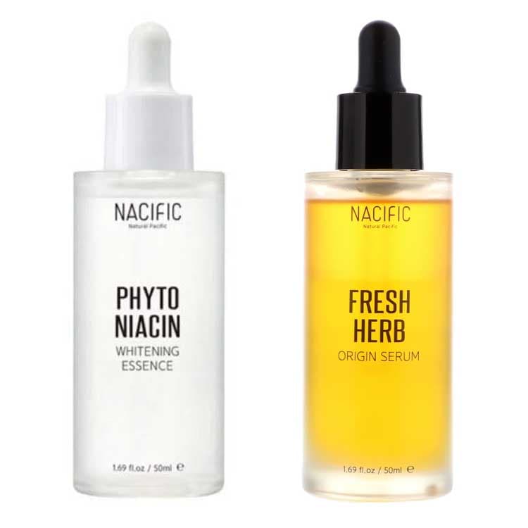 Nacific Phyto Niacin Whitening Essence + Fresh Herb Origin Serum
