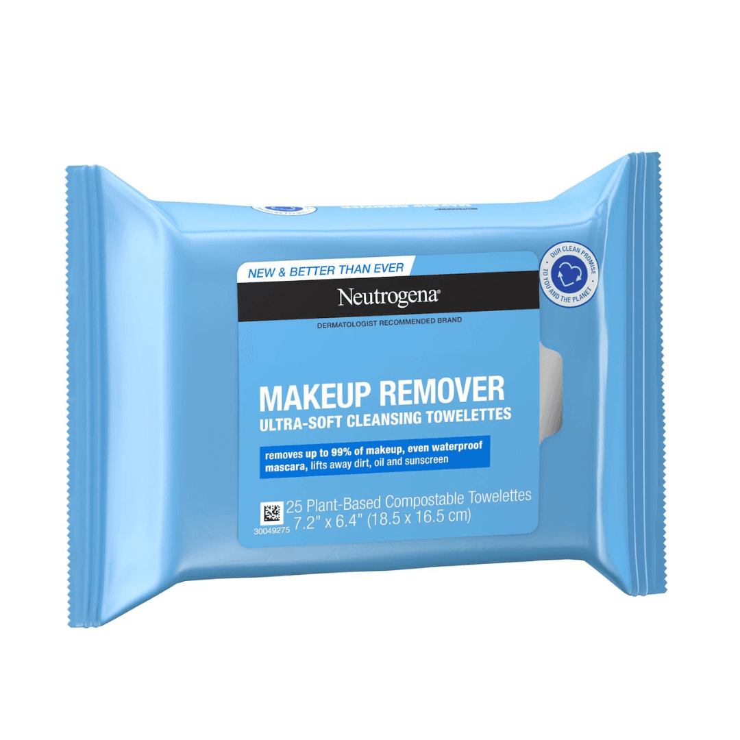 Neutrogena Compostable Makeup Remover Cleansing Wipes [25 wipes]