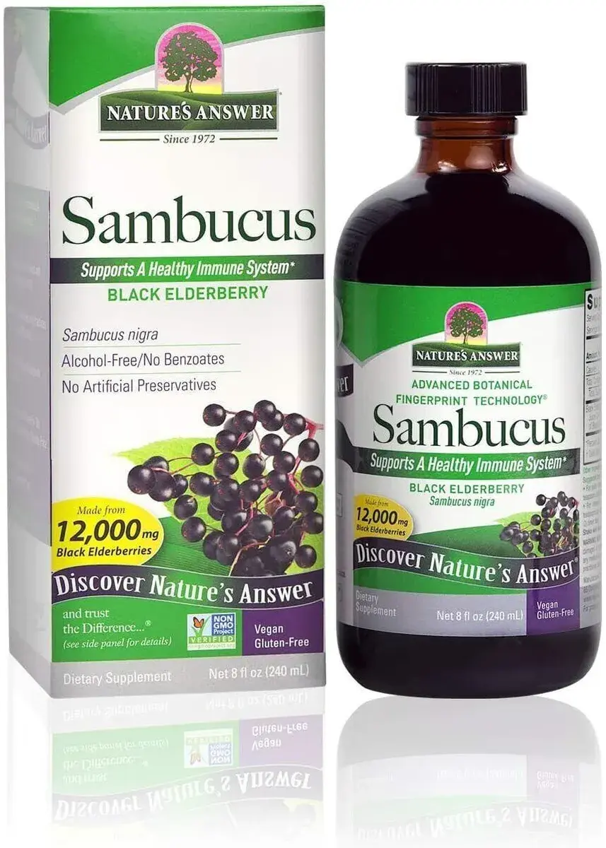 Nature's Answer Sambucus Black Elderberry 240ml