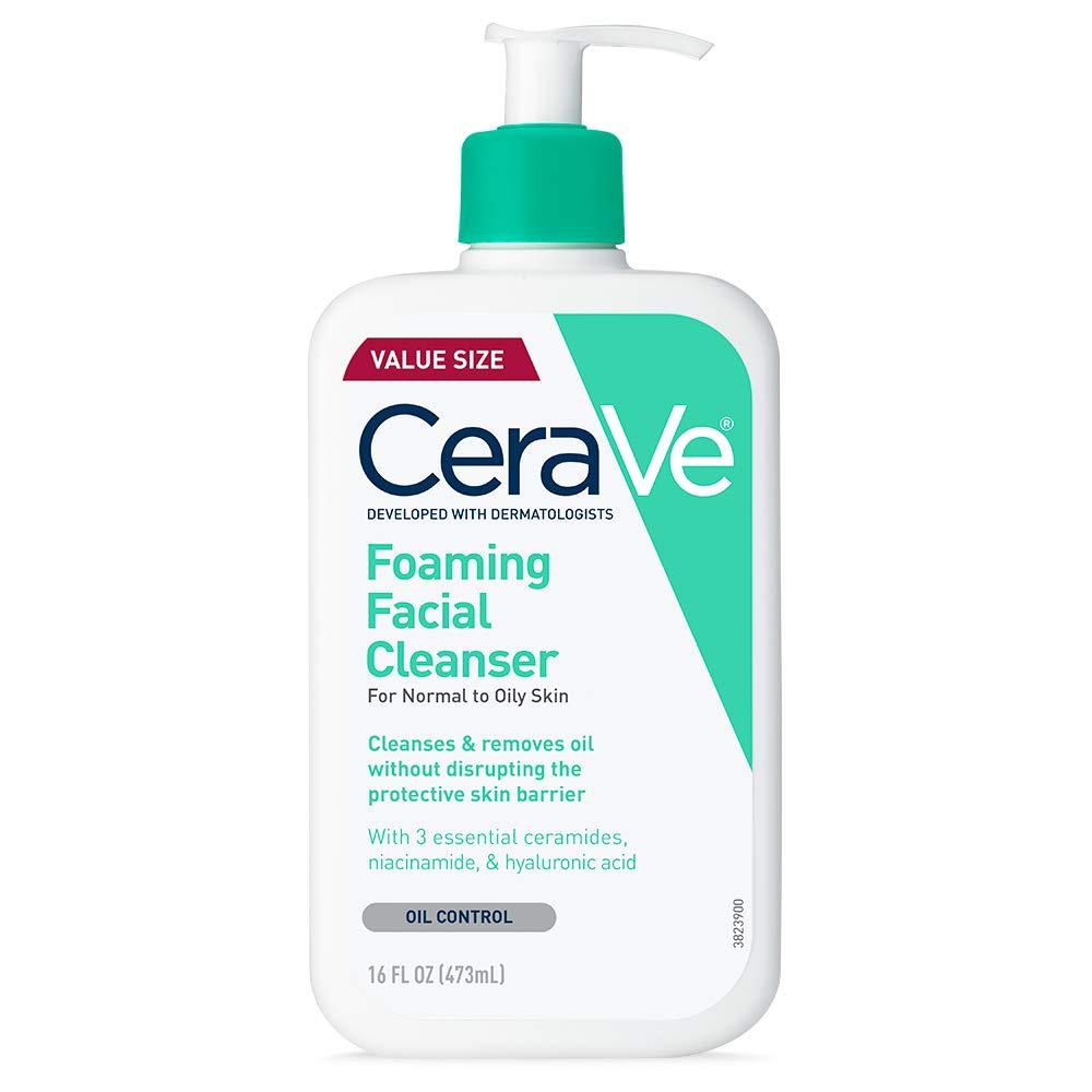 Cerave Foaming Facial Cleanser For Normal to Oily Skin 473ml