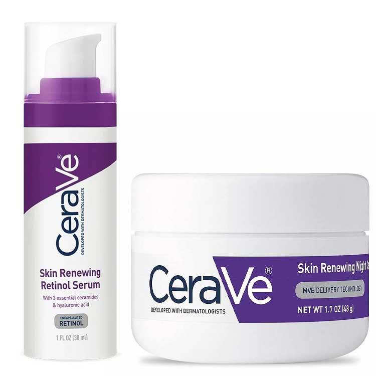 Cerave Anti-aging Set (Skin Renewing Retinol Serum + Skin Renewing Night Cream)