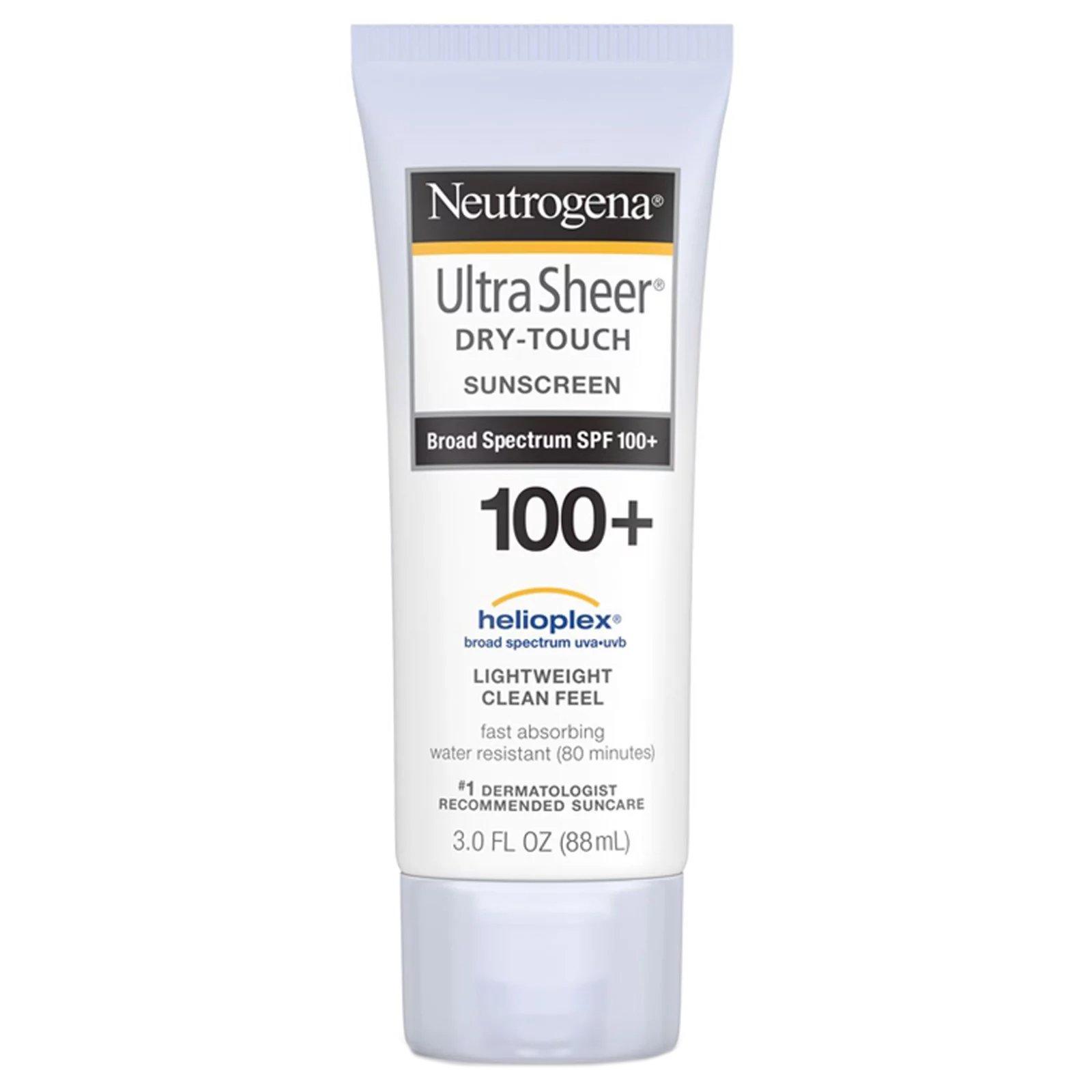 Neutrogena Ultra Sheer Dry-Touch Sunscreen Broad Spectrum SPF 100+