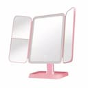 Blink Folding Lighted Cosmetic Mirror Personalized Double-Sided Square Desktop Makeup Mirror #PINK