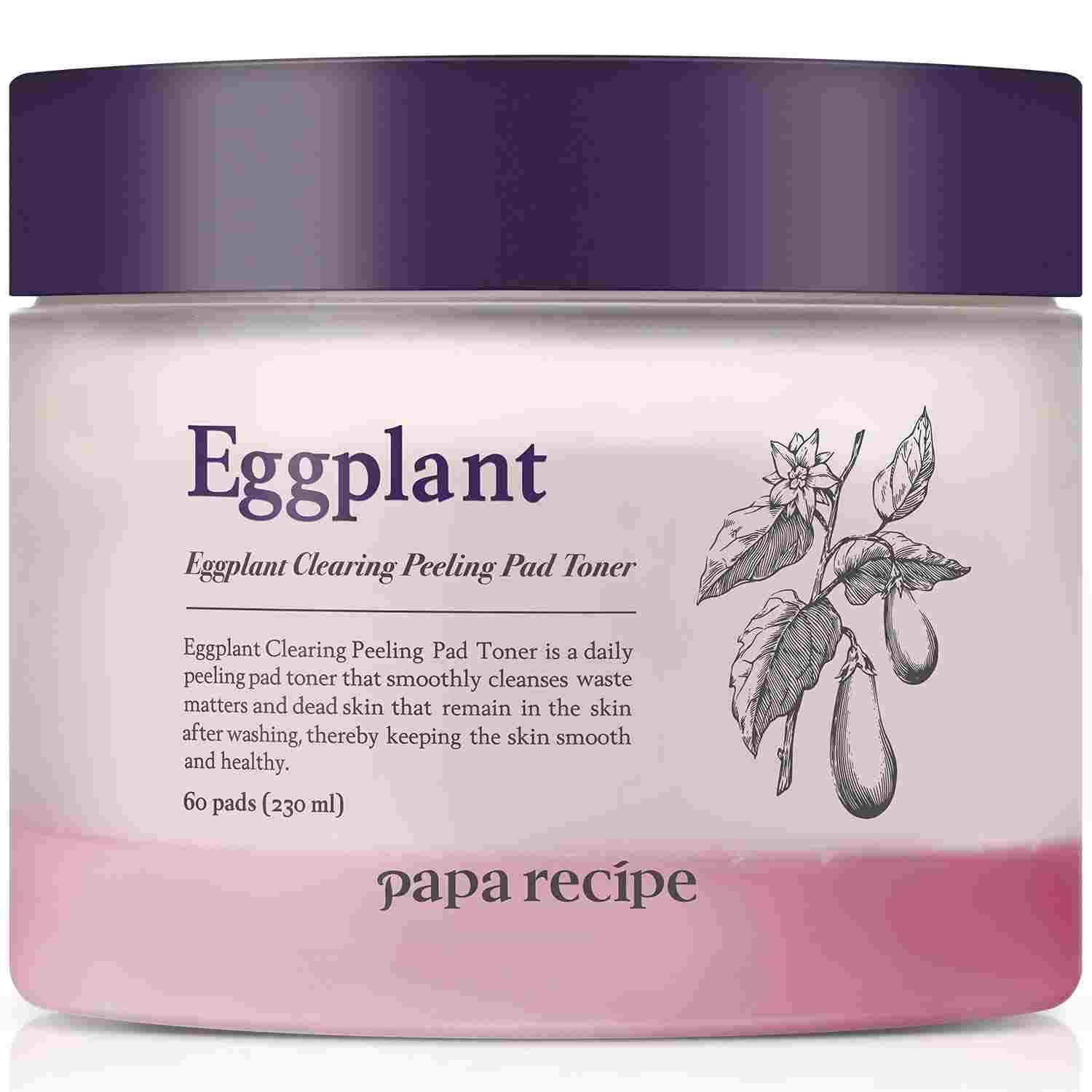 Papa Recipe Eggplant Clearing Peeling Pad Toner