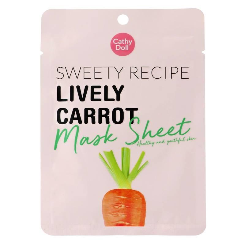 Cathy Doll Sweety Recipe Lively Carrot Mask Sheet
