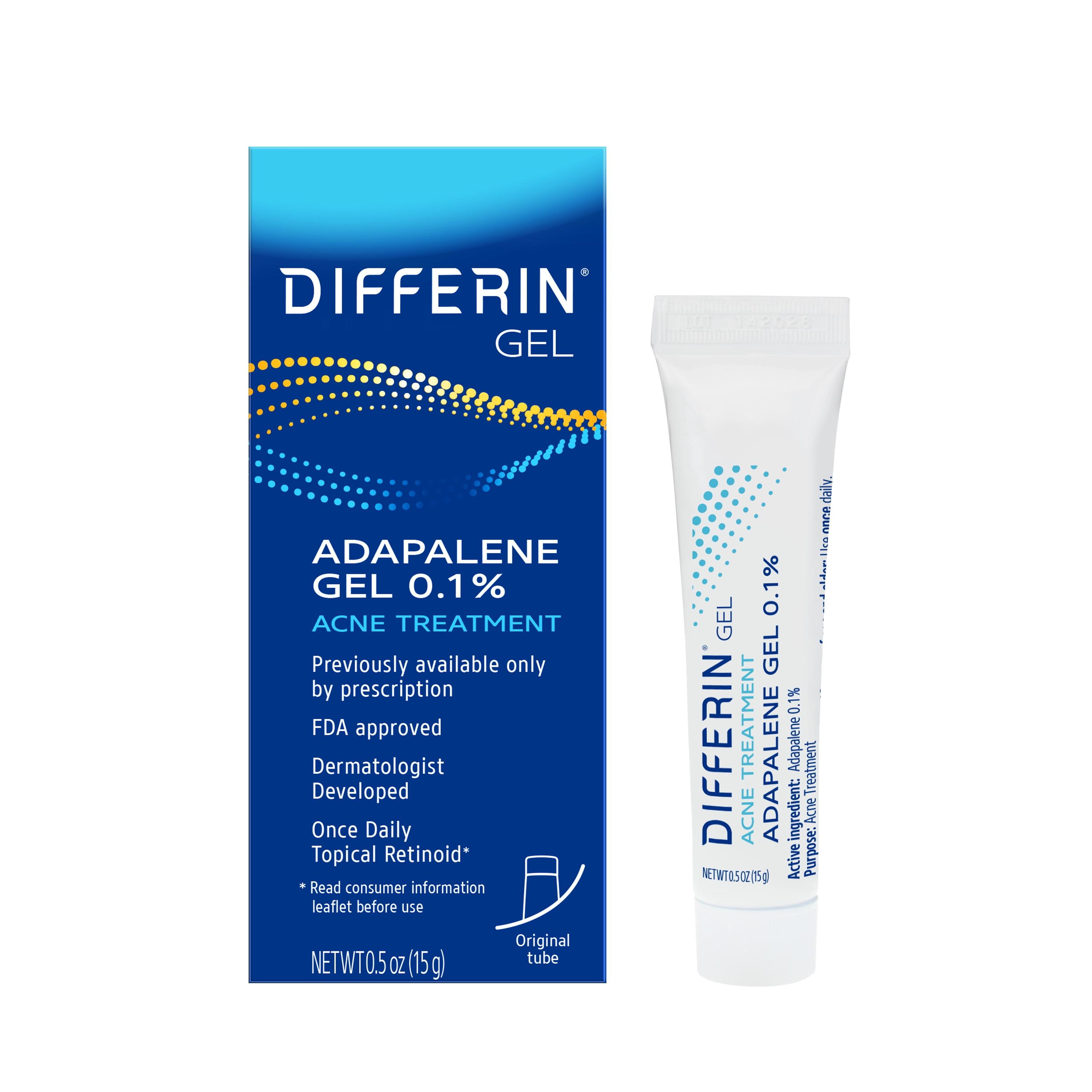Differin Adapalene Gel 0.1% Acne Treatment 15G