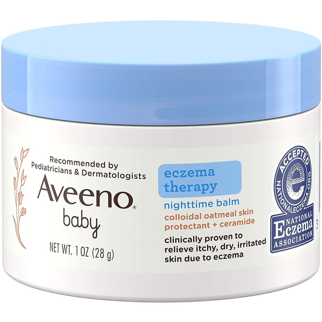 Aveeno Baby Eczema Therapy Nighttime Balm 28g