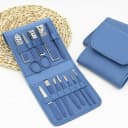 Blink 12 Pcs Nail Clipper Set - BLUE